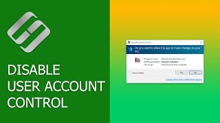 How to Disable User Account Control UAC in Windows 10 🎛️🚫👪 [upl. by Autrey]