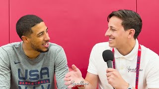 Tyrese Haliburton Interview 2023 Team USA [upl. by Kat889]