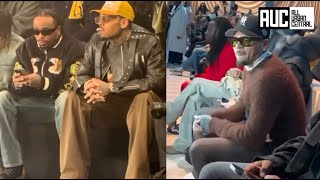 Chris Brown Visibly Upset After Being Forced To Sit By Quavo At Paris Fashion Week [upl. by Scheld]