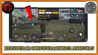 Cómo recuperar configuraciones antiguas en Free Fire  Recuperar controles de Free Fire 2024 [upl. by Daughtry]