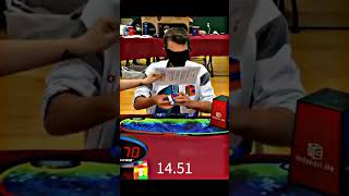 Fastest Blindfolded 2024 Fastest Solves 3x3 cube rubikscube 3by3 2024 [upl. by Aylad]