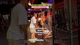 Dorian Yates training Sergio Oliva jr for Arnold Classic 2024 bodybuilding gym fitness workout [upl. by Neehahs753]