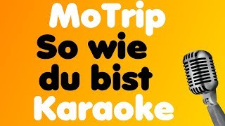 MoTrip  So wie du bist  Karaoke [upl. by Gora679]