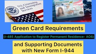 I485AOS Green card Requirements and Supporting Documents [upl. by Machos500]