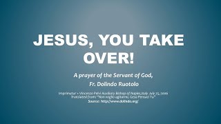 Jesus You Take Over [upl. by Wilonah]