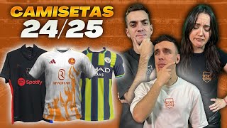 REACCIONAMOS a las CAMISETAS FILTRADAS de la PRÓXIMA TEMPORADA 2425  PARTE 2 [upl. by Imim444]