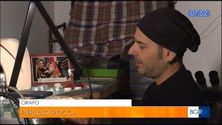 Rai3 Intervista a Pierluigi Rocca e Nanni Rocca mentre realizzano gioielli in filigrana [upl. by Aratas]