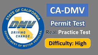 California DMV Written Permit Practice Test 2023 Difficult [upl. by Lebanna]