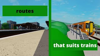 routes that suit trains [upl. by Shalne]