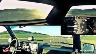 VW Golf Mk2 AWD 1150HP 0250kmh onboard from BobaMotoring [upl. by Margarita918]