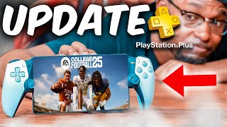 NEW FEATURES ADDED Playstation Portal NEW UPDATE 400 Cloud Streaming New Features and more [upl. by Limay]