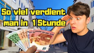 30€ STUNDENLOHN🤯 Experiment  Nicoduscht [upl. by Enylecoj]