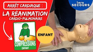 Arrêt cardiaque chez lENFANT  La réanimation cardiopulmonaire ı Formation premiers secours [upl. by Siuraj]