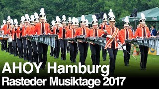 Show Musikkorps AHOY Hamburg – Marschparade 62 Rasteder Musiktage 2017 [upl. by Annait279]