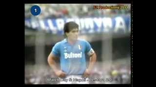 Italian Serie A Top Scorers 19871988 Diego Armando Maradona Napoli 15 goals [upl. by Alegnave532]