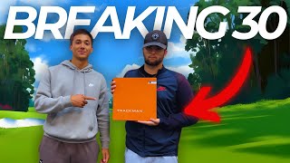 Can Two College Golfers Break 30 on a 40000 Simulator [upl. by Rayford657]