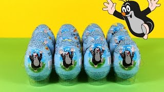 Little Mole Chocolate Surprise Eggs Krtek Der kleine Maulwurf SURPRISE UNBOXING 020 [upl. by Enellek]