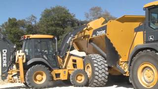 John Deere L Series Backhoe Loader Safety Tips [upl. by Eiramanit]