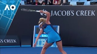 Vandeweghe racquet smash donation  Australian Open 2017 [upl. by Ricky524]