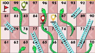 Snake and Ladders Game  Snake and Ladders 4 Player Match  Snake and Ladders Gameplay [upl. by Adnalue]