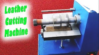 Mechanical Engineering project Leather cutting machine new idea [upl. by Lertnek]