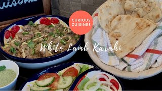 White Lamb Karahi Recipe  Eid Ul Adha Special  White mutton Karahi Recipe [upl. by Latsirk904]