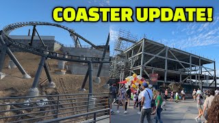 BIG Fast amp Furious Rollercoaster Update Today at Universal Studios Hollywood New Supports and Track [upl. by Mak]