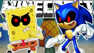 Minecraft  Evil Sonic and SpongeBob [upl. by Adam]