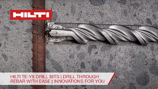 Hilti TEYX Drill Bits  Drill through rebar with ease  Innovations For You [upl. by Lamdin]