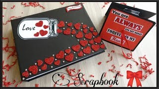 LOVEBIRTHDAYANNIVERSARY SCRAPBOOK  Anniversary Gift idea [upl. by Aime]