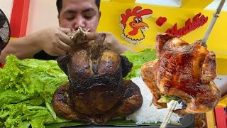 1 WHOLE LECHON MANOK MUKBANG  ANDOKS MUKBANG  Mukbang Philippines [upl. by Nileuqcaj]