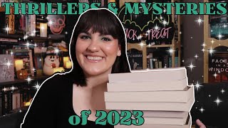 The Best Thrillers amp Mysteries I Read in 2023 🤩 [upl. by Igiul137]