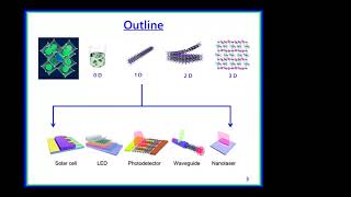 Day 3 Session 2 Metal Halide Perovskite nanomaterials for Advanced Optoelectronics Applications [upl. by Cornwall]