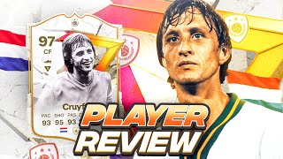 5⭐5⭐ 97 GOLAZO ICON CRUYFF PLAYER REVIEW  FC 24 Ultimate Team [upl. by Prudence]