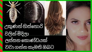 How to Remove Head Lice  dandruff  Grow Long Thicker Hair  100 works  pavithra peiris [upl. by Capps]