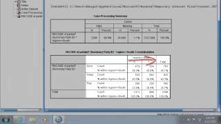 Intro to Bivariate Crosstabs [upl. by Cutter825]