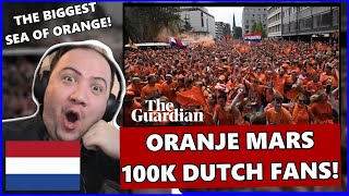 Oranjemars Dortmund 100k Oranje Dutch Fans 1 Netherlands in Germany 🇳🇱 Teacher Paul Reacts Holland [upl. by Brittany]