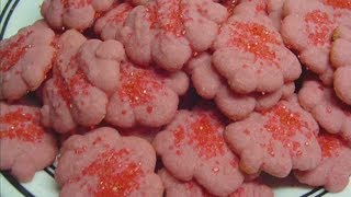 How to make fruity spritz cookies cookie press tutorial with yoyomax12 [upl. by Lancey]