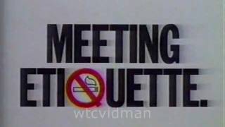 1994 Wrigleys Spearmint Gum Commercial Meeting Etiquette [upl. by Yrek]