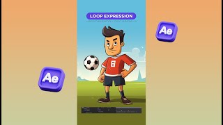 Loop expression in After Effects with Animating  Tutorial [upl. by Dlanigger]