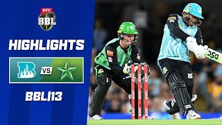 Brisbane Heat v Melbourne Stars  BBL13 [upl. by Ivetts]