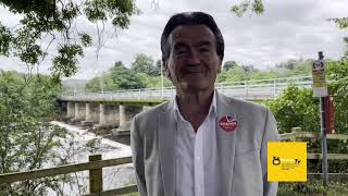 Feargal Sharkey visits Wylam Northumberland to talk about water pollution in the River Tyne [upl. by Dorthea]