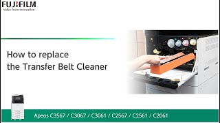 How to replace the Transfer Belt Cleaner [upl. by Baker]