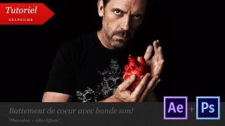 Tuto  Battement de coeur avec BandeSon After Effects [upl. by Niatsirk]