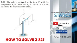 282 hibbeler statics chapter 2  hibbeler statics  hibbeler [upl. by Petrie]