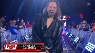 Shinsuke Nakamura Entrance  WWE RAW 25032024 [upl. by Hittel]