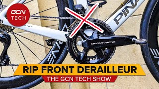 The End For The Front Derailleur  GCN Tech Show 334 [upl. by Akemed795]