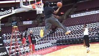 TFBDunks Team Flight Brothers Practice Before McDonalds AllAmerican Game [upl. by Sielen]