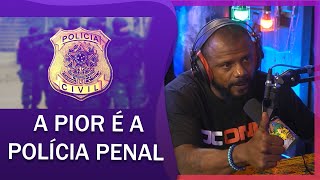 DIFERENÇA ENTRE POLÍCIA PM PRF PF PC PENAL GCM  DELEGADO DA CUNHA  Inteligência Ltda Podcast [upl. by Siubhan756]