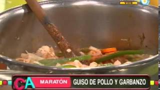 Suculento guiso de pollo y garbanzos [upl. by Cardon]